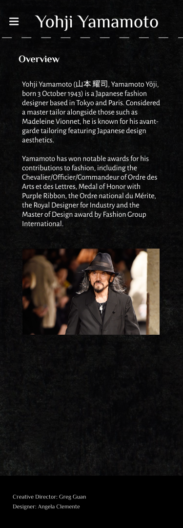 overview screen for phone